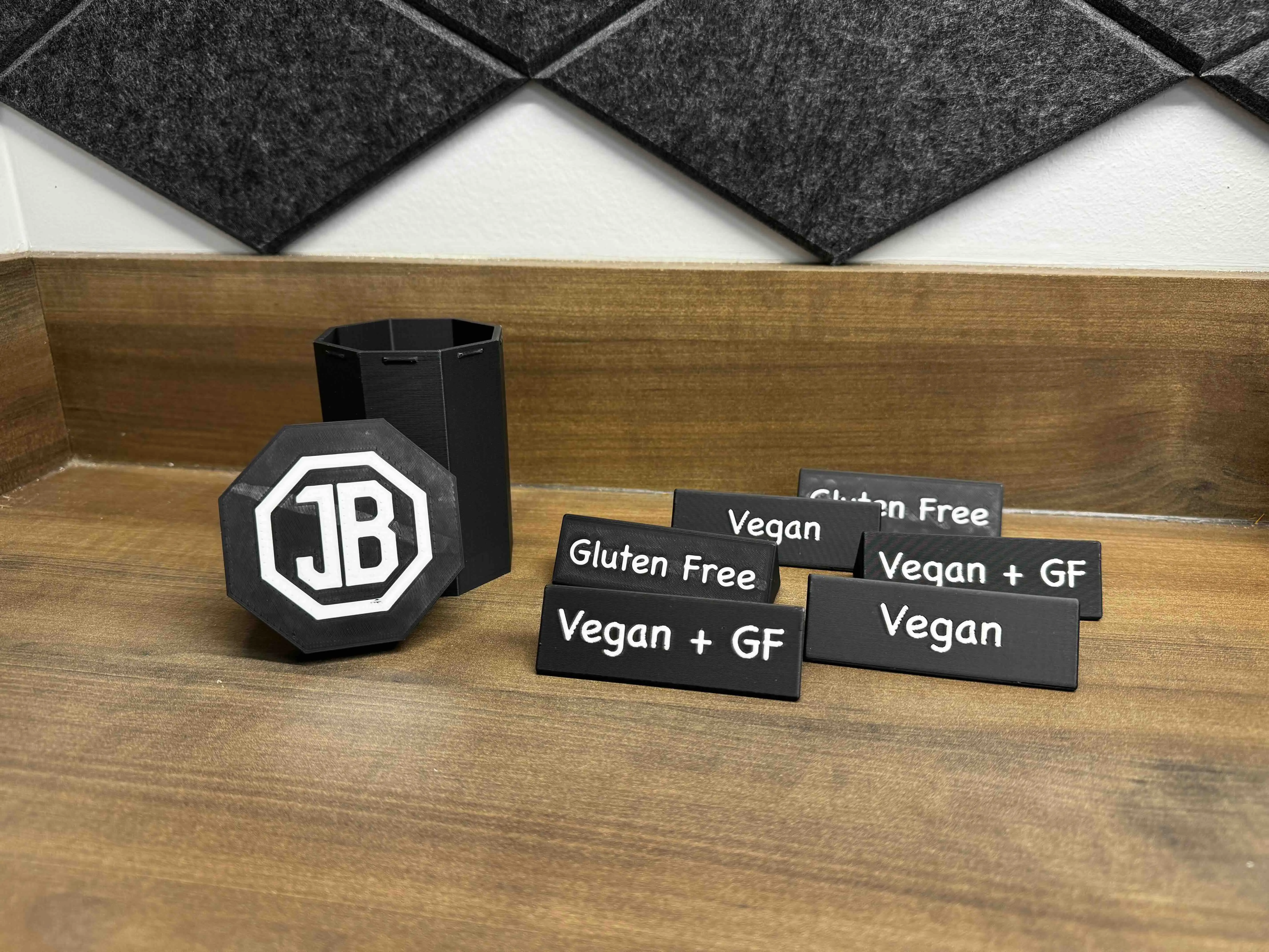 Vegan Gluten-Free Food Table Sign
